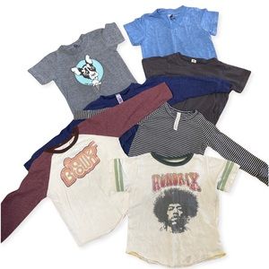 Shirt T- Shirt Bundle Toddler Baby 2T-24m Kids Childhoods Rowdy Sprouts Hendrix